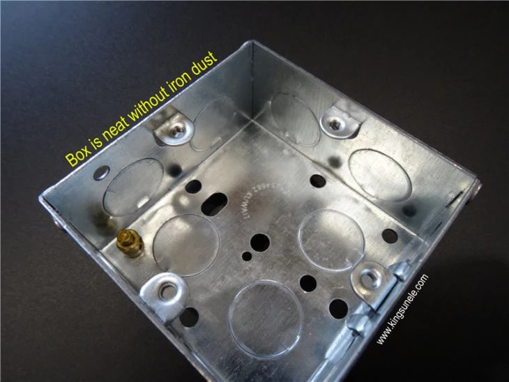 Single Gang Electrical Iron Box
