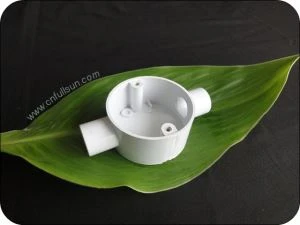 PVC コンジット ボックス 1 ウェイ自己消火